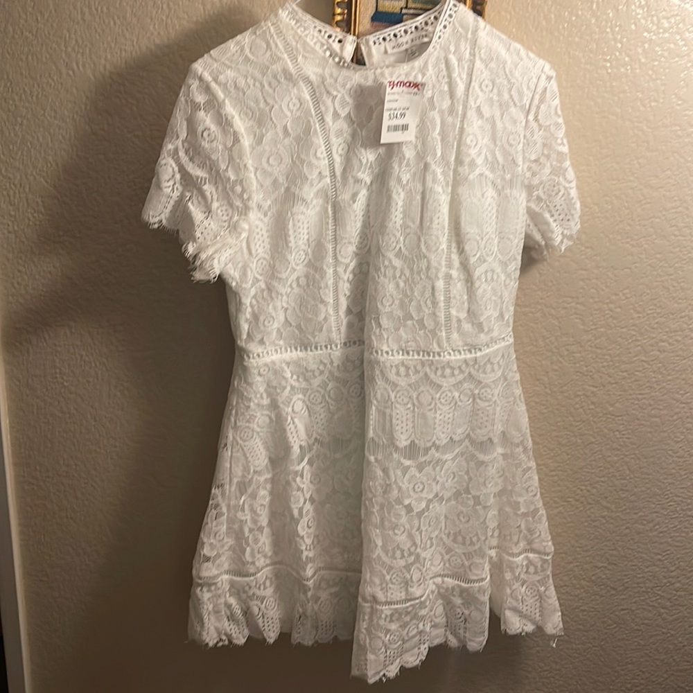 Moon River new with rags white dress size L